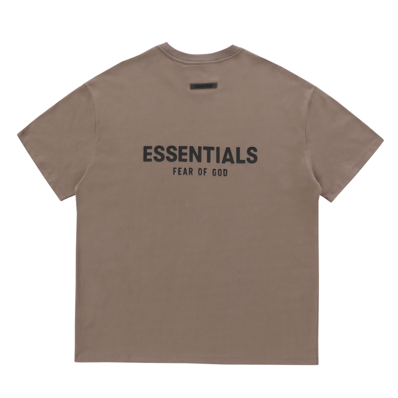 Fear Of God Essentials T Shirt Cream Buttercream Ss21 (3) - newkick.org